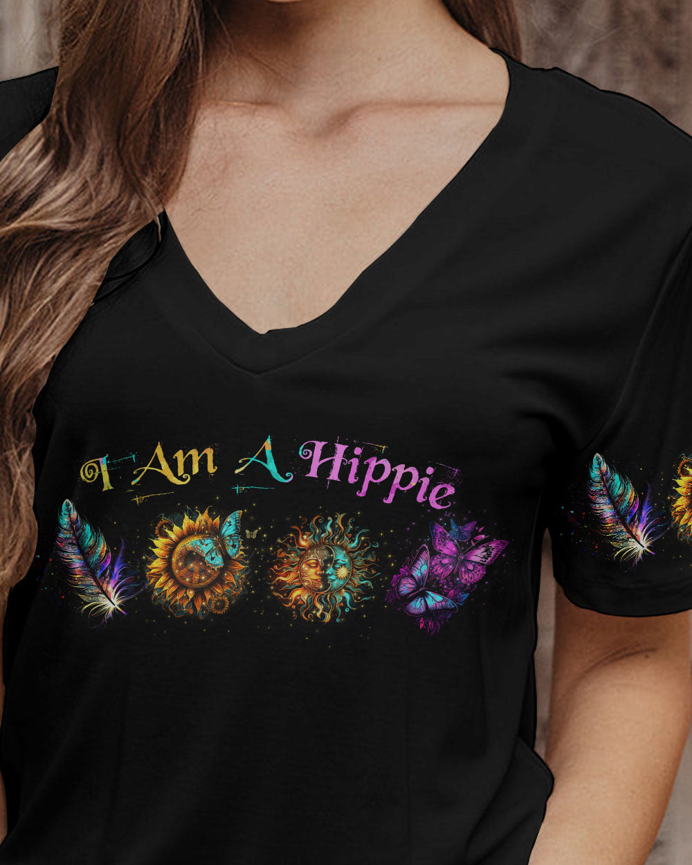 I AM A HIPPIE ALL OVER PRINT - TYTD2104231