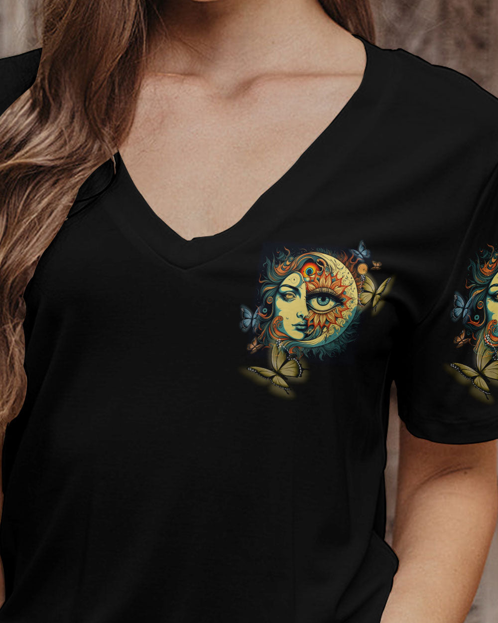 THE EYES ARE USELESS WHEN THE MIND IS BLIND ALL OVER PRINT - TYTD0704233