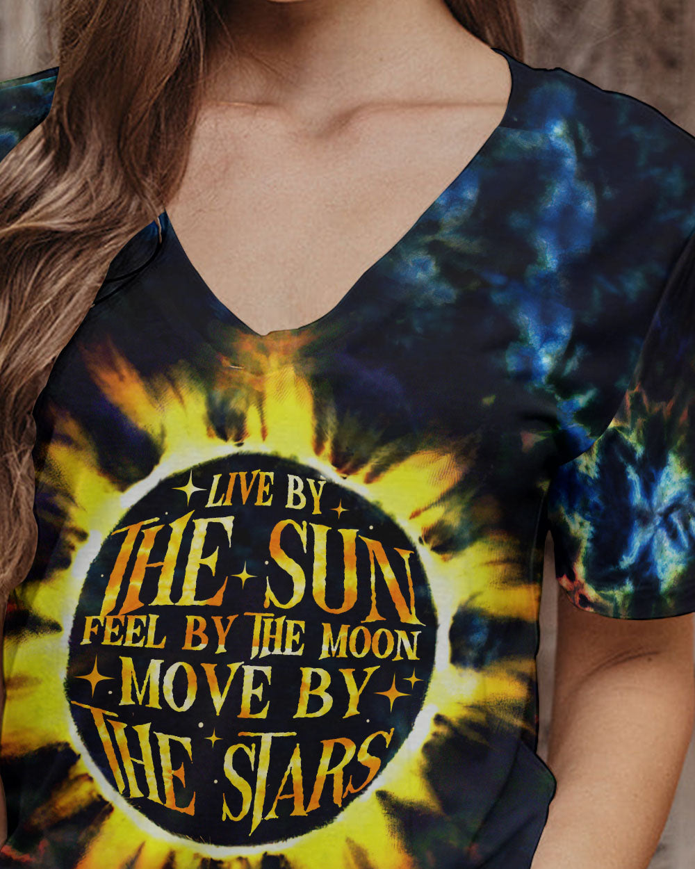 LIVE BY THE SUN TIE DYE ALL OVER PRINT - TLTW2305231