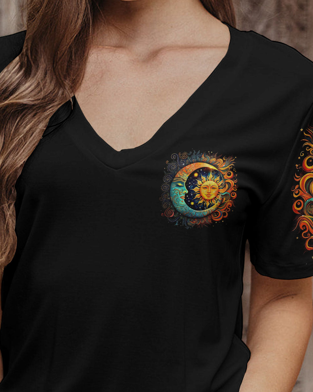 SHE HAS THE SPIRIT OF THE SUN ALL OVER PRINT - TLNT0805232