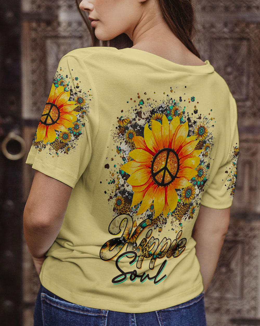 HIPPIE SOUL SUNFLOWER ALL OVER PRINT - TLTR1904231