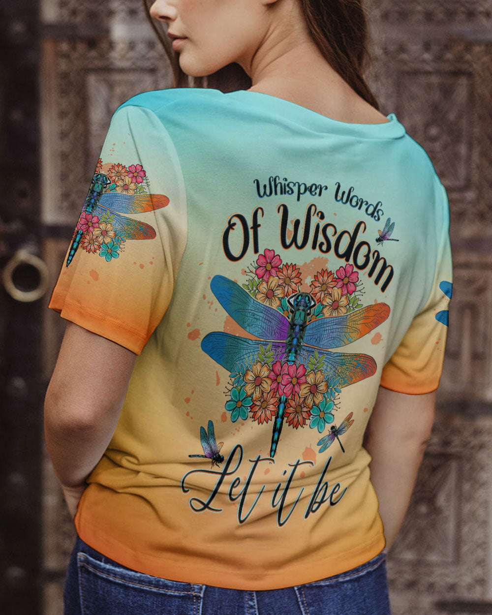 WHISPER WORDS OF WISDOM DRAGONFLY ALL OVER PRINT - TLTW2205234
