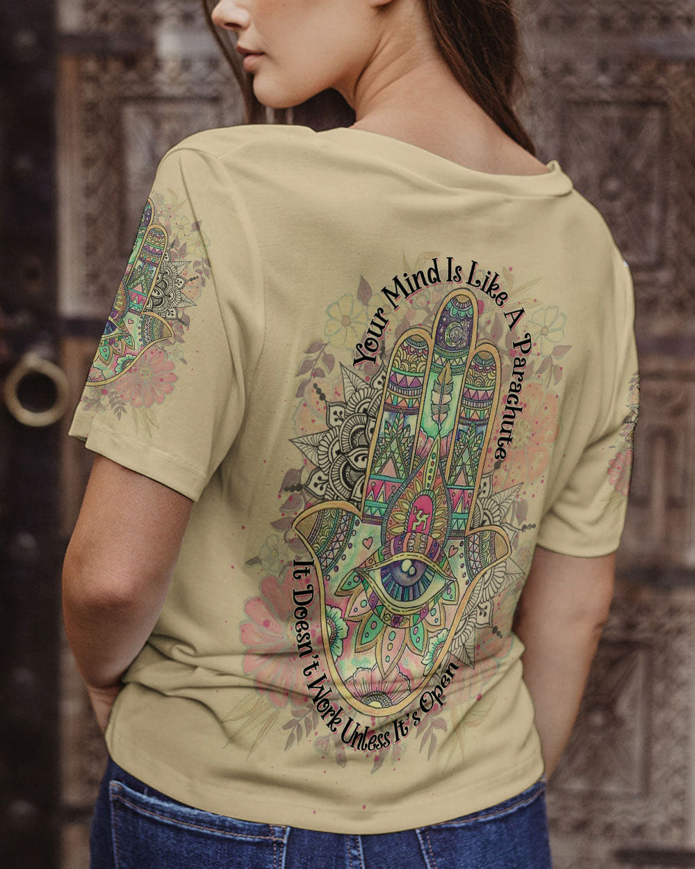 YOUR MIND IS LIKE A PARACHUTE ALL OVER PRINT - YHHG2604231