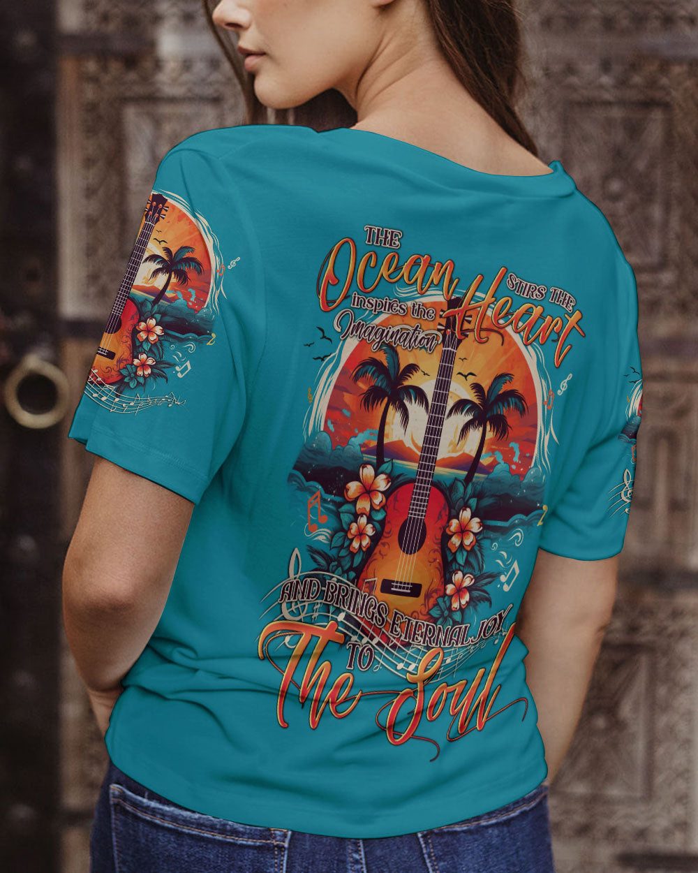 THE OCEAN STIRS THE HEART GUITAR ALL OVER PRINT - TYTM2305231