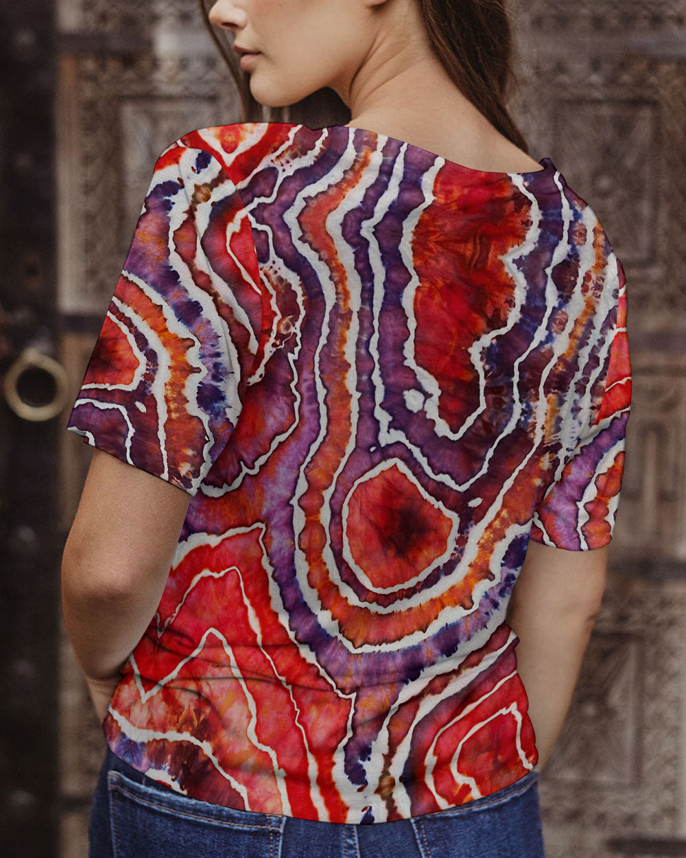 HAPPINESS IS IN YOU TIE DYE ALL OVER PRINT - TYTM1205232