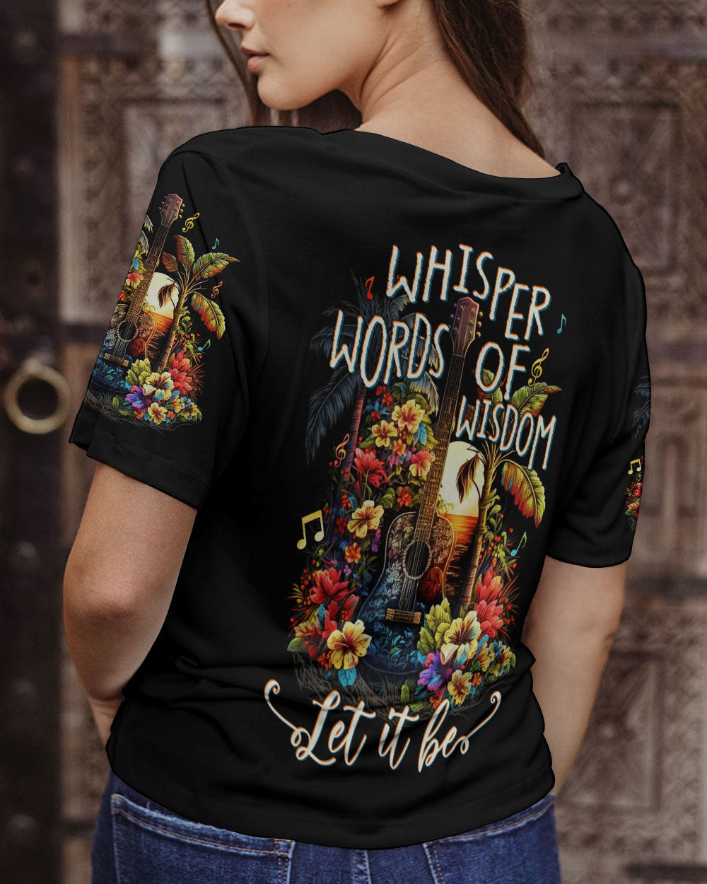 WHISPER WORDS OF WISDOM TROPICAL GUITAR ALL OVER PRINT - TLTW2504231