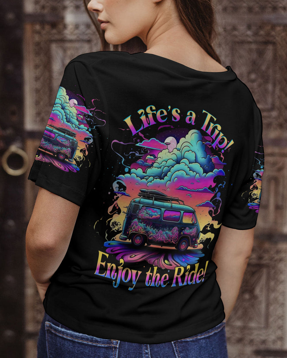 LIFE'S A TRIP ENJOY THE RIDE ALL OVER PRINT - YHHG1904233