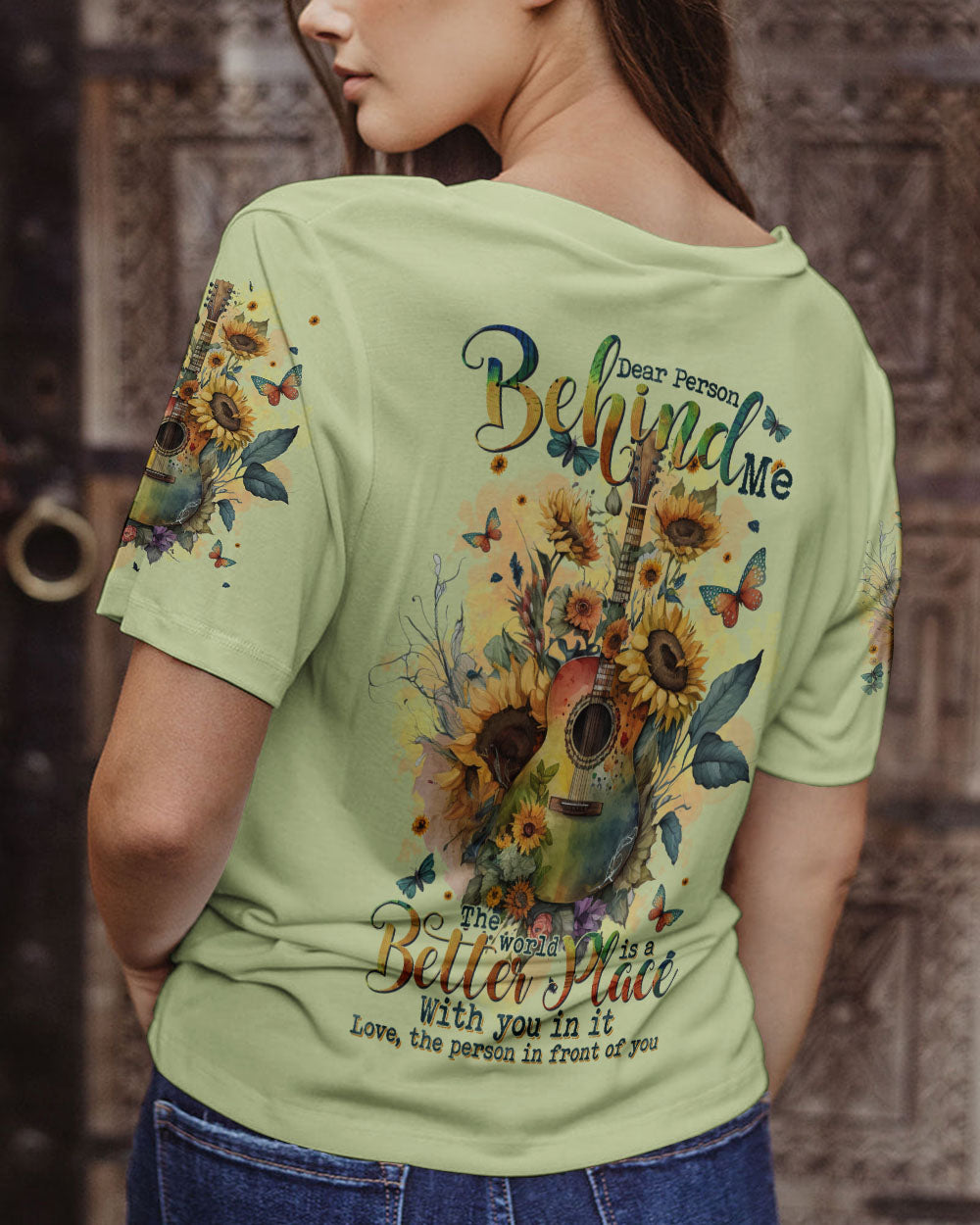 DEAR PERSON BEHIND ME GUITAR ALL OVER PRINT - TLTR2604231