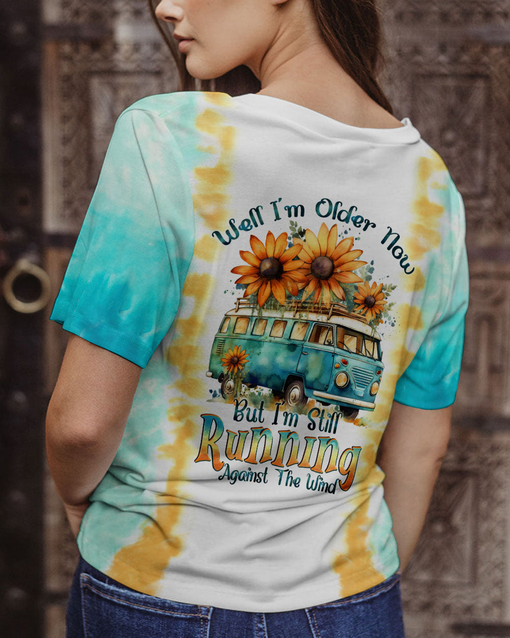 RUNNING AGAINST THE WIND TIE DYE ALL OVER PRINT - TLTW1105233