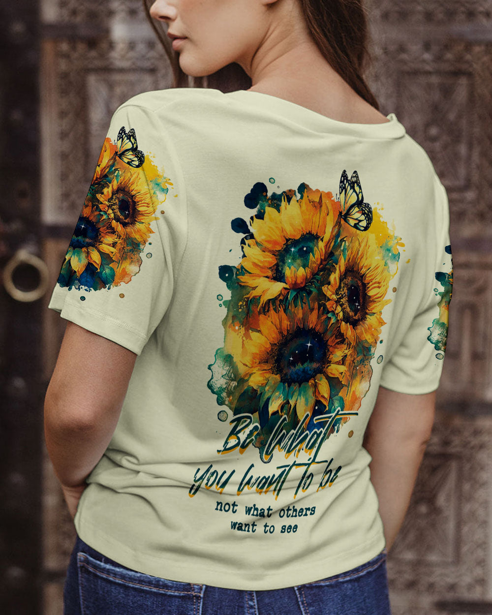 BE WHAT YOU WANT TO BE ALL OVER PRINT - TY1104236