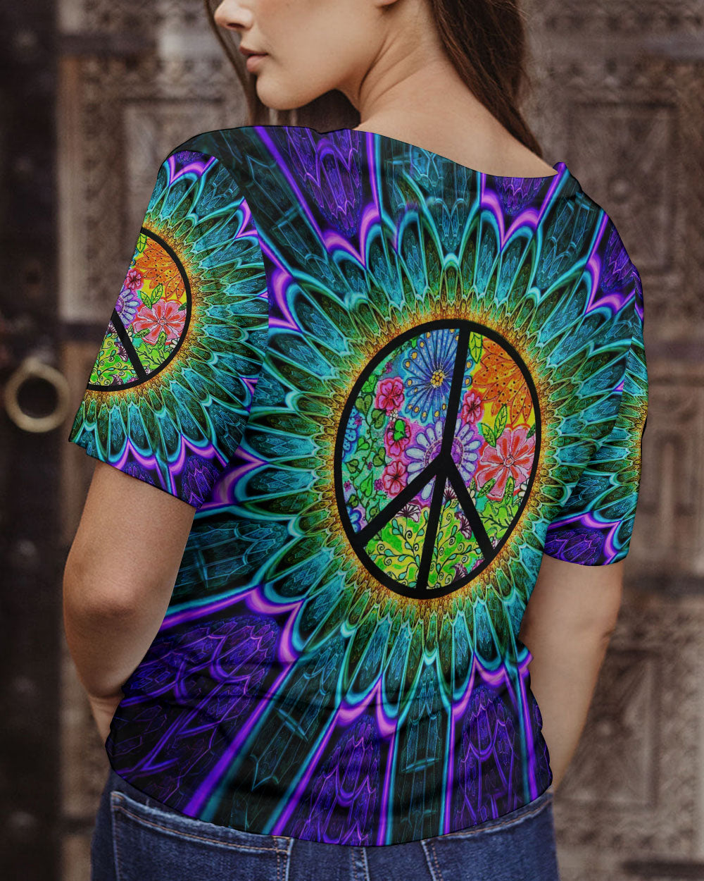 I GOT A PEACEFUL TIE DYE ALL OVER PRINT - TYTM1204233