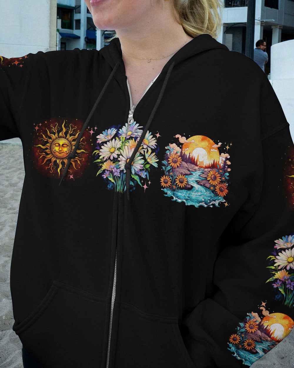 SHE SMELLED OF SUN AND DAISIES ALL OVER PRINT - TYTD2405231