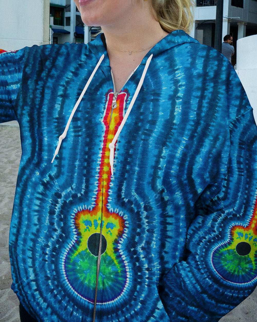 WHISPER WORDS OF WISDOM GUITAR TIE DYE ALL OVER PRINT - TLNO2104231