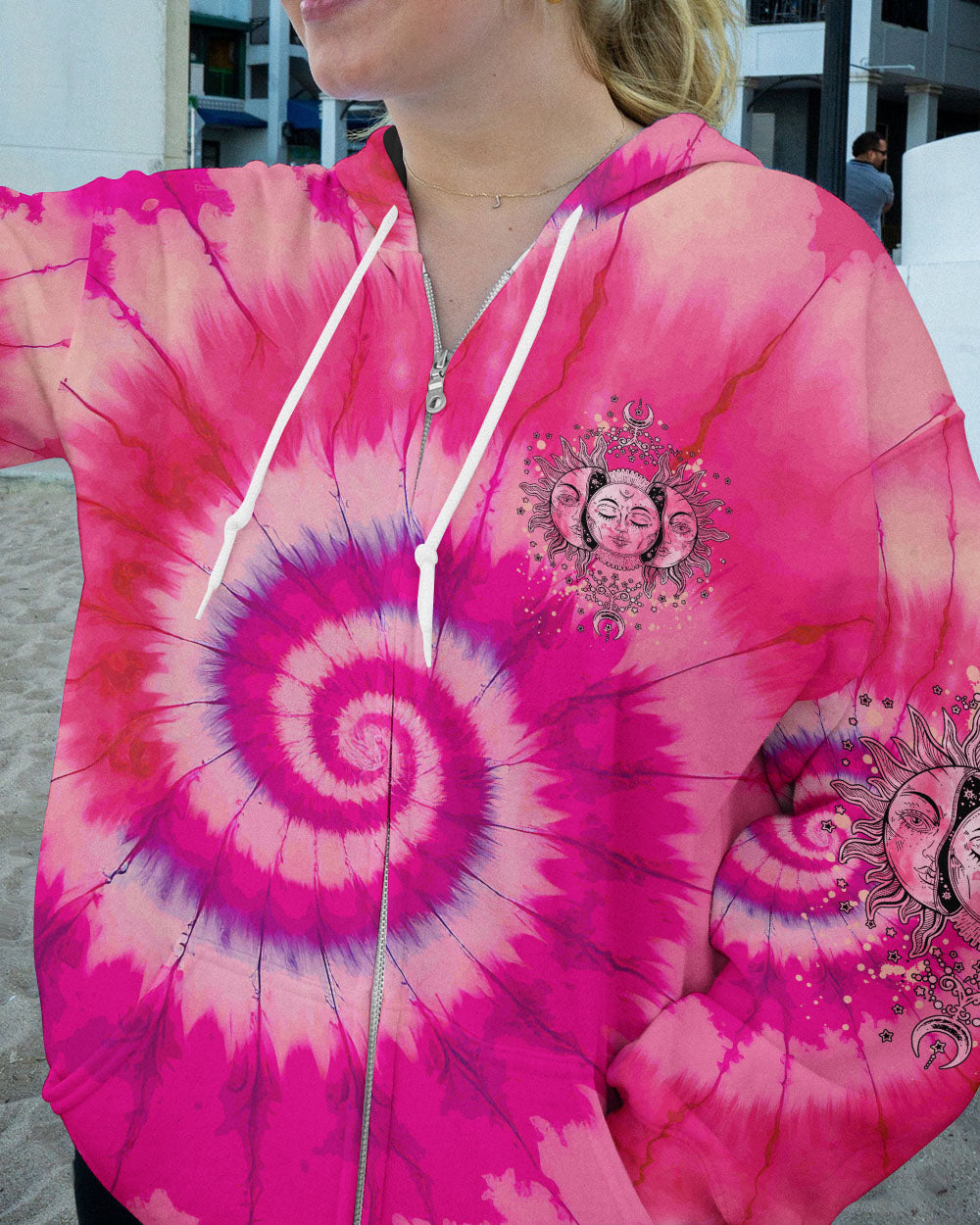 LIVE BY THE SUN PINK TIE DYE ALL OVER PRINT - TYTM0805231