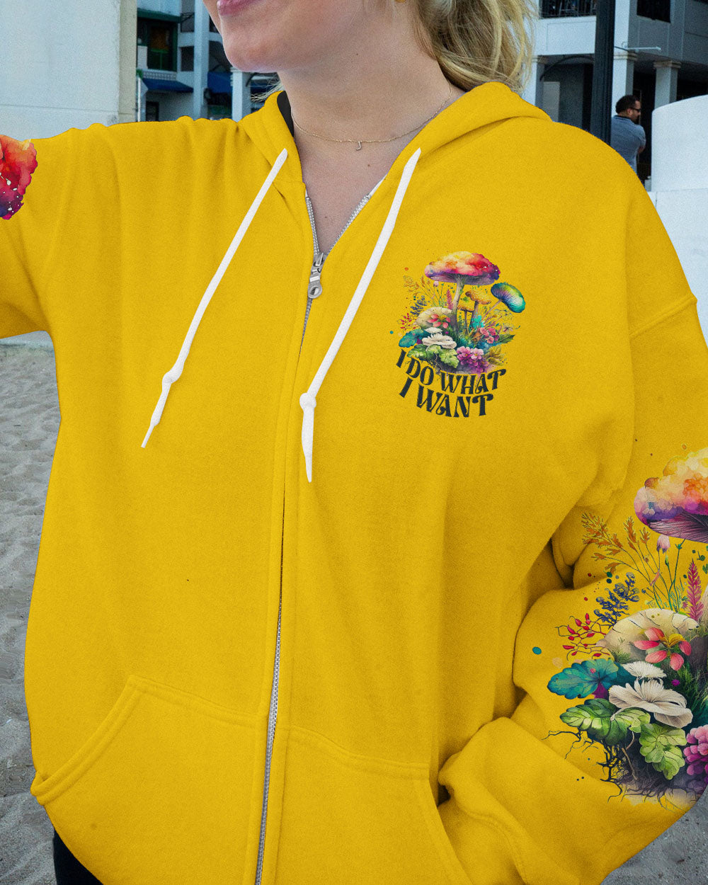 MUSHROOMS MAKE ME HAPPY ALL OVER PRINT - TA0304232