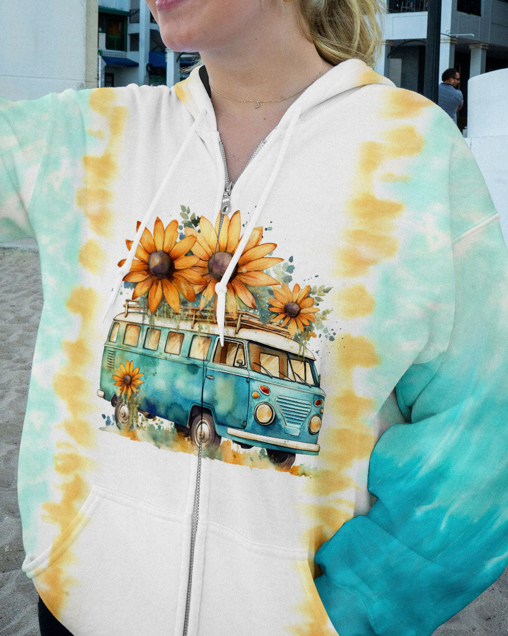 RUNNING AGAINST THE WIND TIE DYE ALL OVER PRINT - TLTW1105233