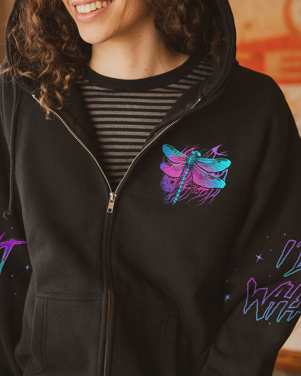I DO WHAT I WANT DRAGONFLY ALL OVER PRINT - TY0304233