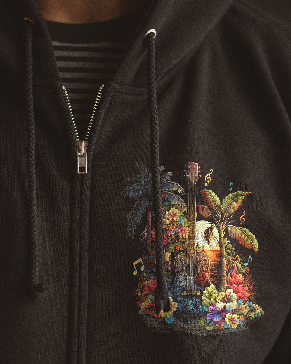 WHISPER WORDS OF WISDOM TROPICAL GUITAR ALL OVER PRINT - TLTW2504231