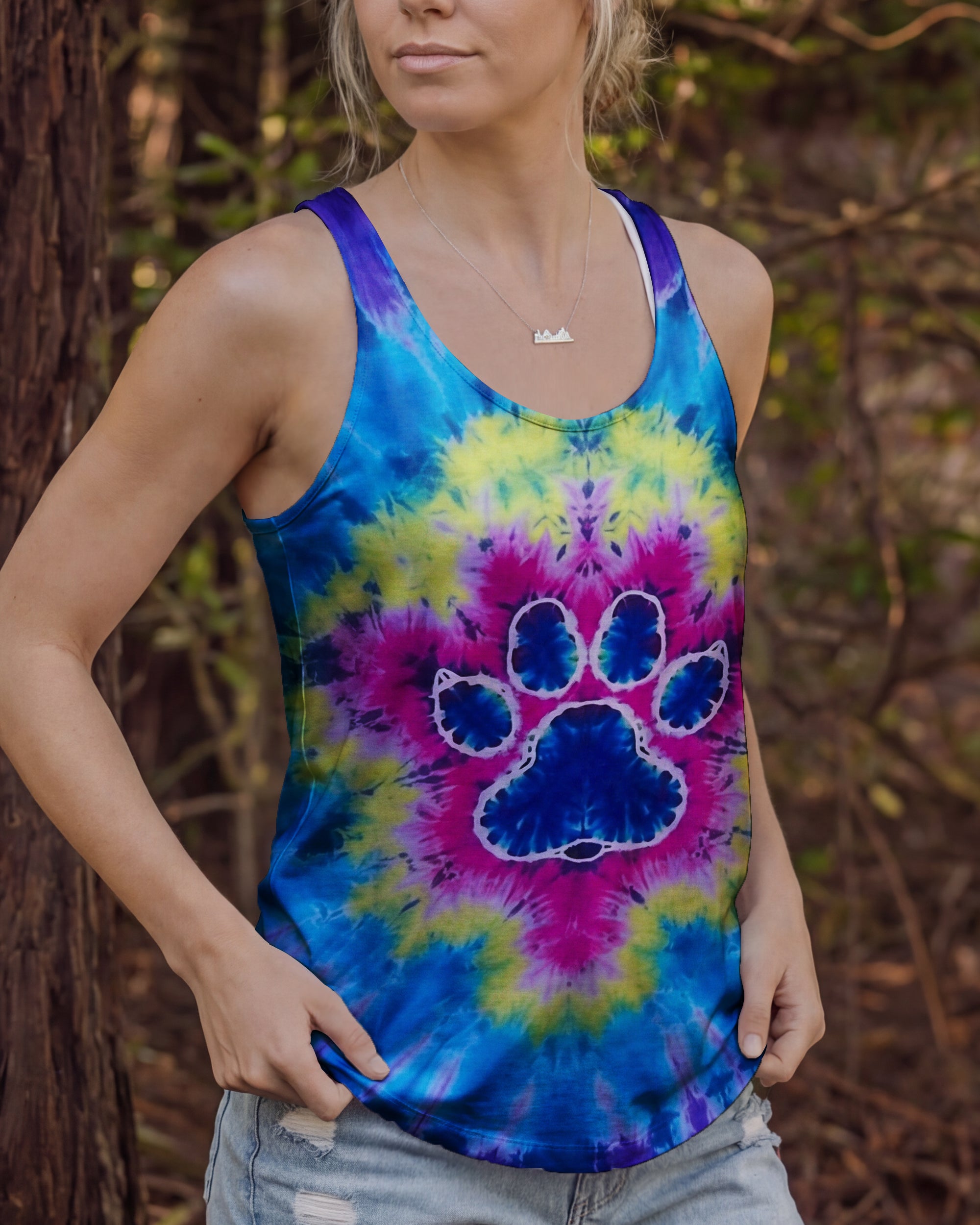 RADIANT SWIRL PAW ALL OVER PRINT - YHLT0901261