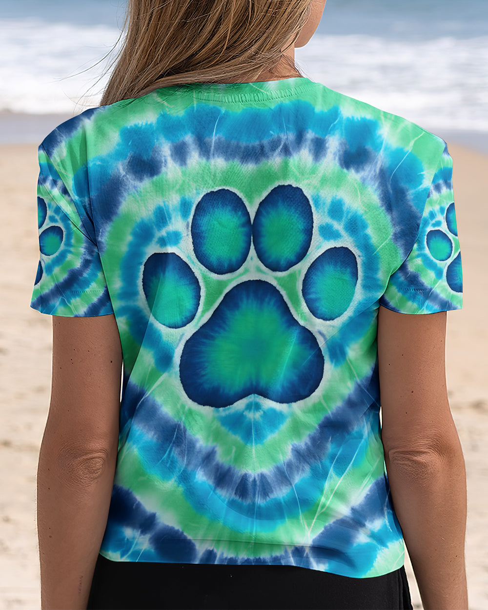 PAW PRINT TURQUOISE ALL OVER PRINT - TYQY2412251