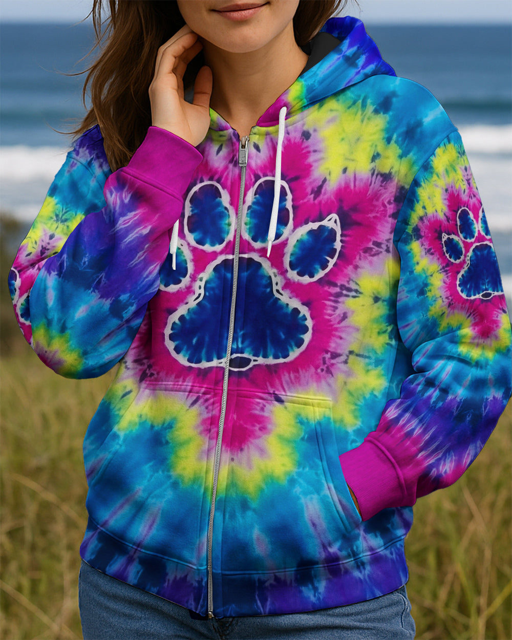RADIANT SWIRL PAW ALL OVER PRINT - YHLT0901261