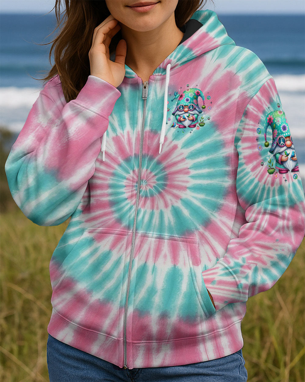 JUST BREATHE GNOME ALL OVER PRINT - YHLT2611253