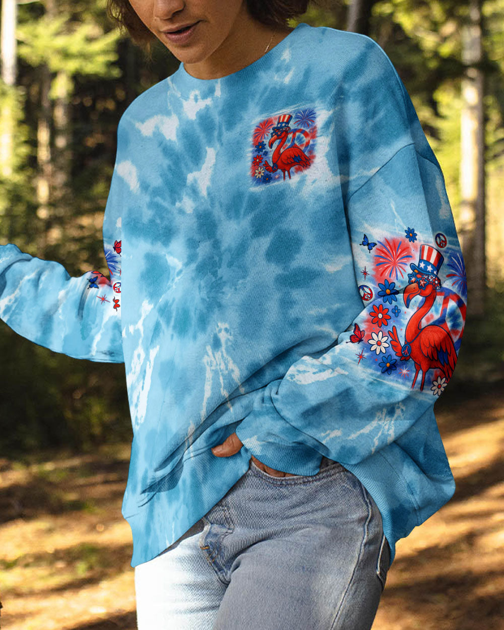 BE YOU THE WORLD WILL ADJUST FLAMINGO  ALL OVER PRINT - TLNO2905251