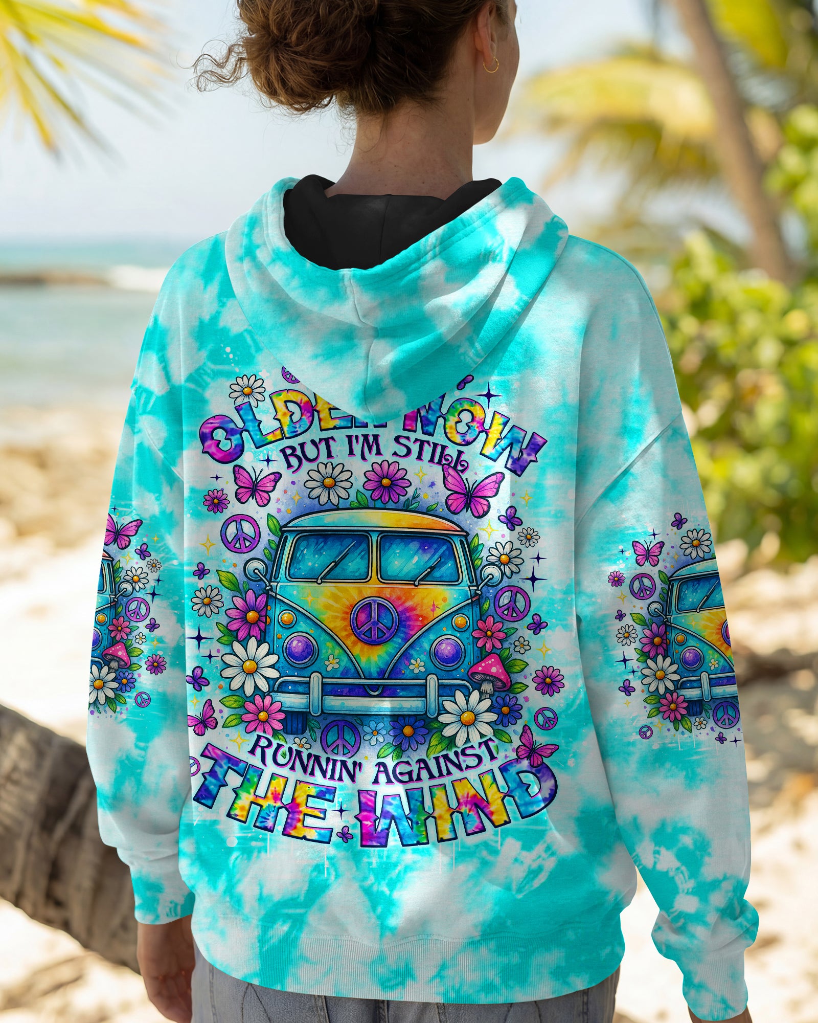 RUNNING AGAINST THE WIND BUS TIE DYE ALL OVER PRINT - TLNO1904253