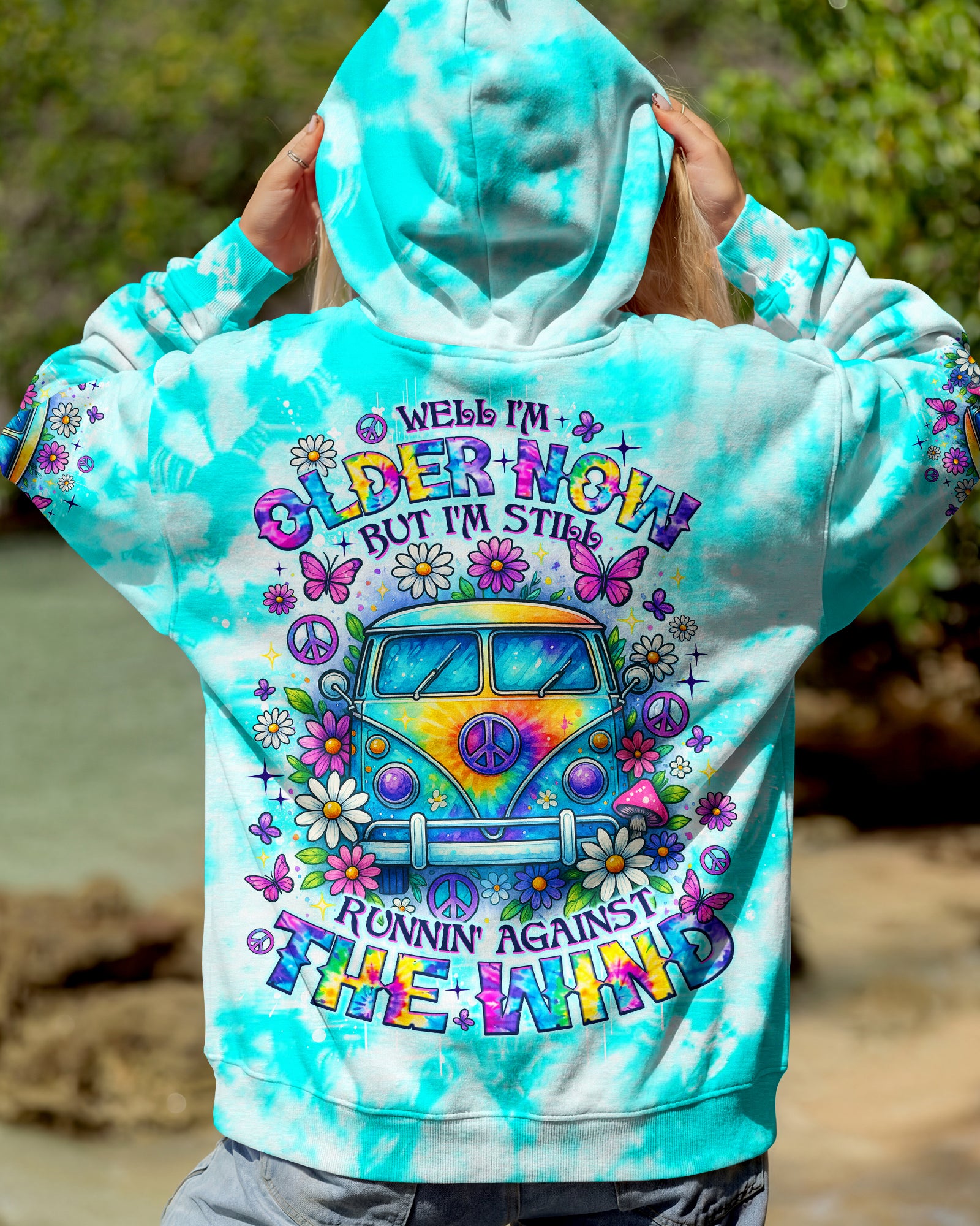 RUNNING AGAINST THE WIND BUS TIE DYE ALL OVER PRINT - TLNO1904253