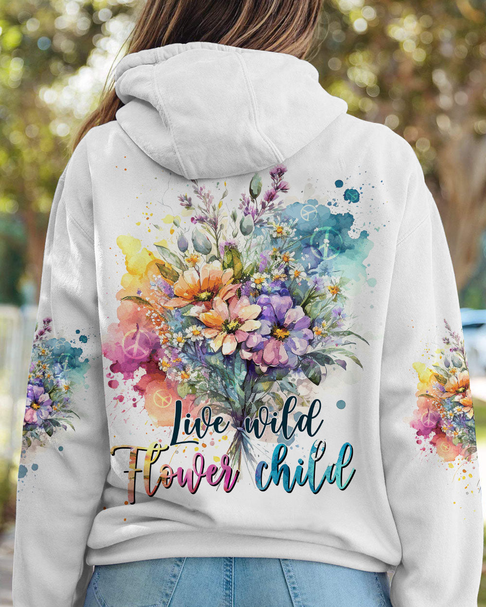 LIVE WILD FLOWER CHILD ALL OVER PRINT - TYTW0403231