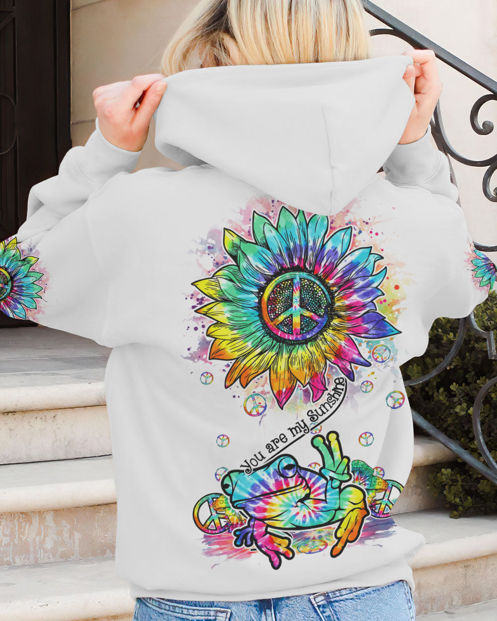 YOU ARE MY SUNSHINE TIE DYE ALL OVER PRINT - TYTM2702234