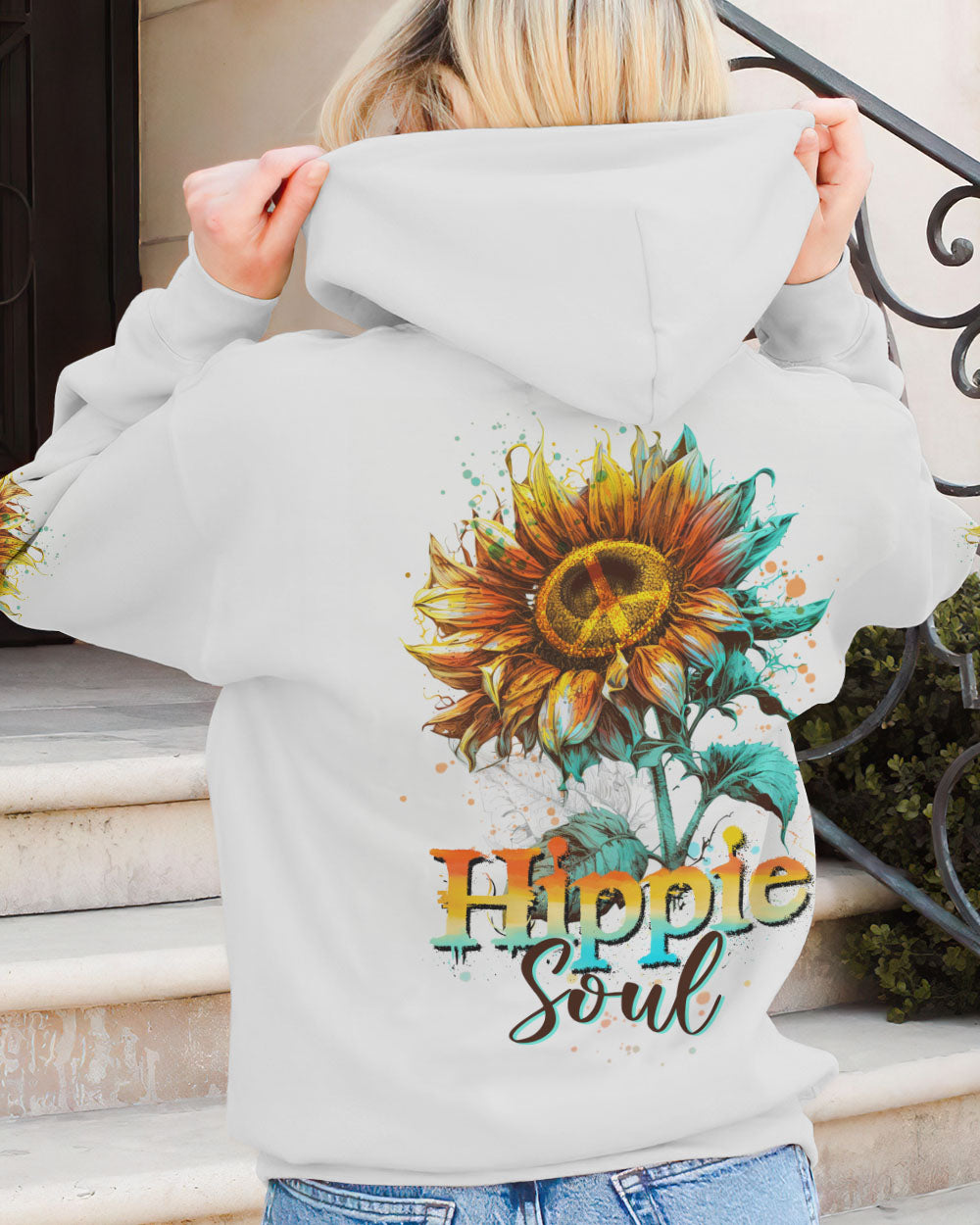 HIPPIE SOUL SUNFLOWER COLORFUL ALL OVER PRINT - TLTW1603232