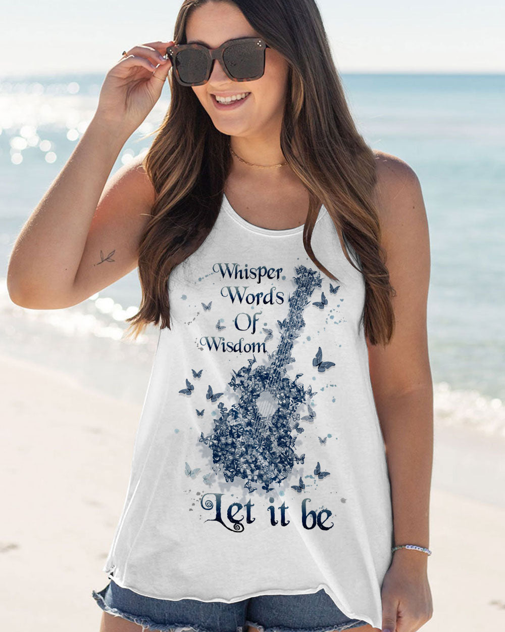 WHISPER WORDS OF WISDOM GUITAR ALL OVER PRINT - TLNZ0403232