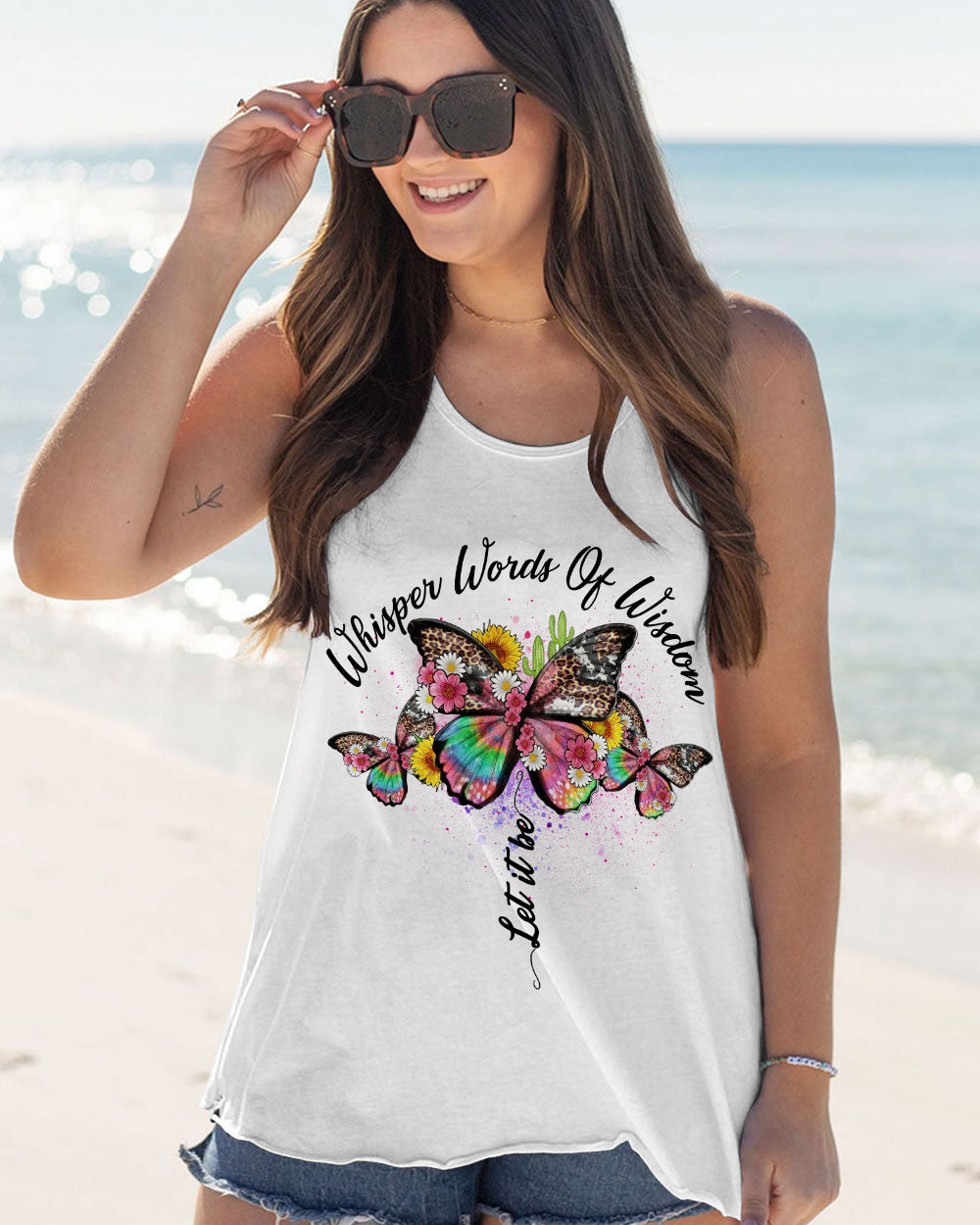 WHISPER WORDS OF WISDOM BUTTERFLY ALL OVER PRINT - YHDU1603232