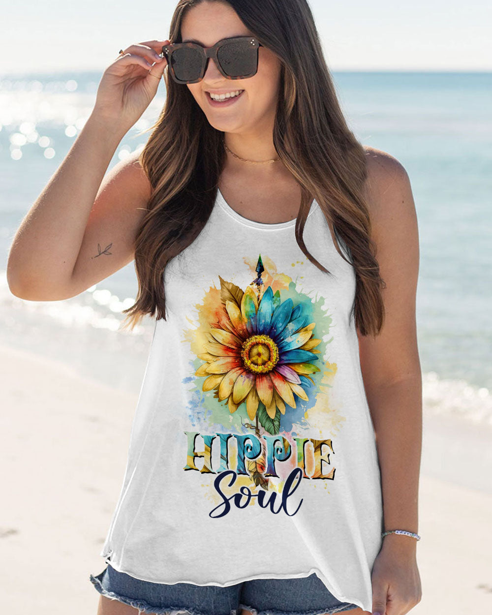 HIPPIE SOUL FLOWER ALL OVER PRINT - TYTW0303235