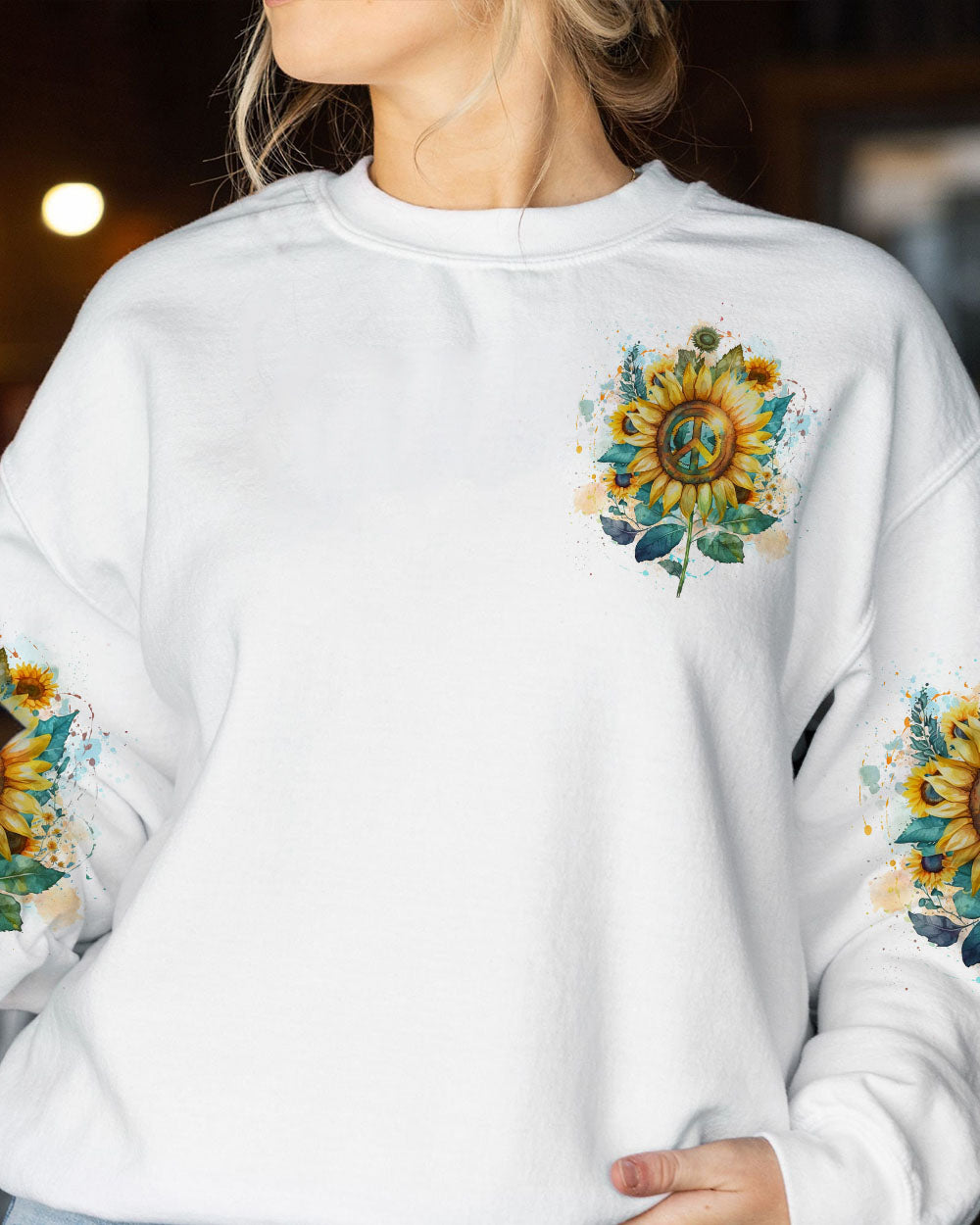 HIPPIE SOUL SUNFLOWER ALL OVER PRINT - YHLN2402232