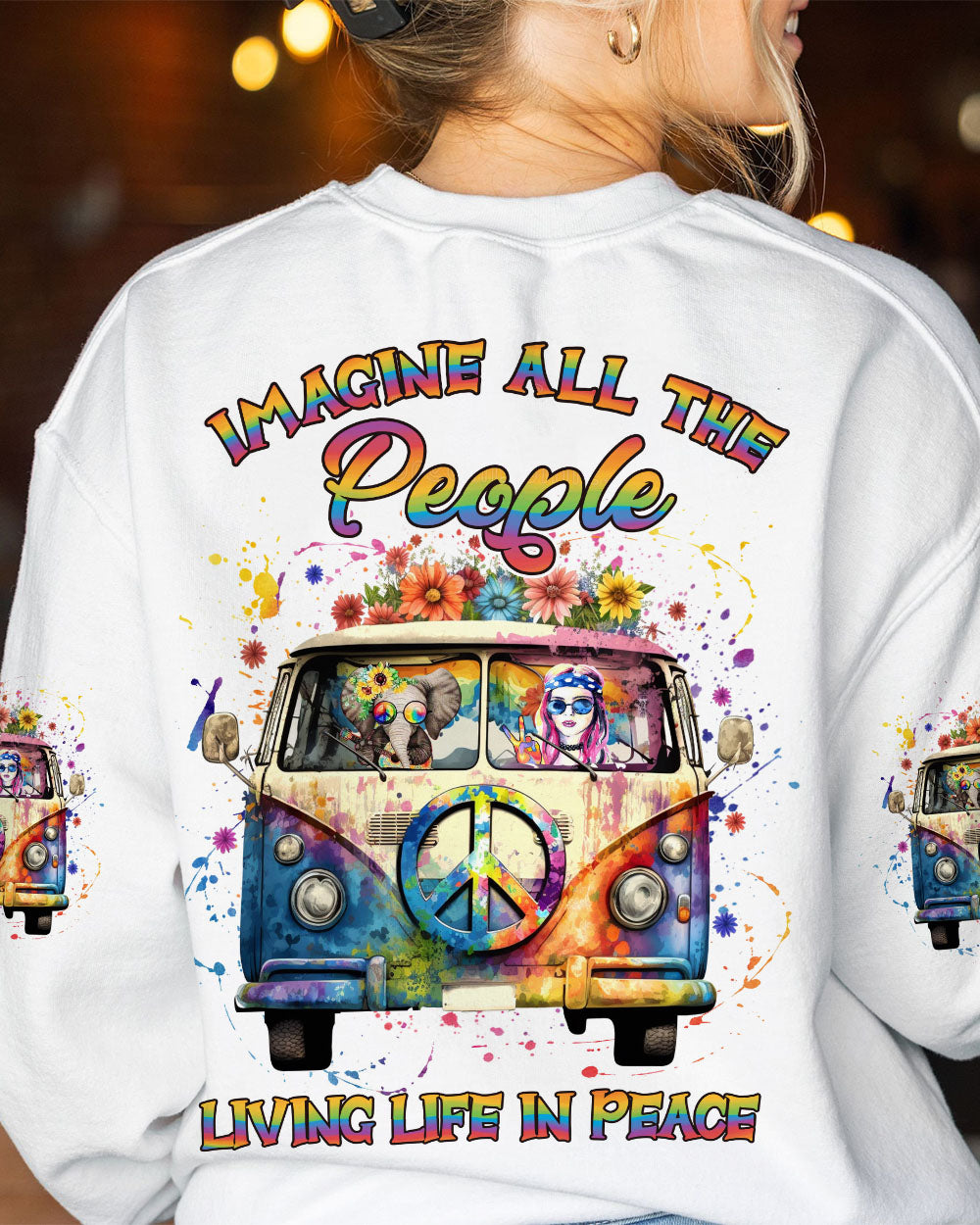 IMAGINE ALL THE PEOPLE LIVING LIFE IN PEACE ALL OVER PRINT - YHLN0802232