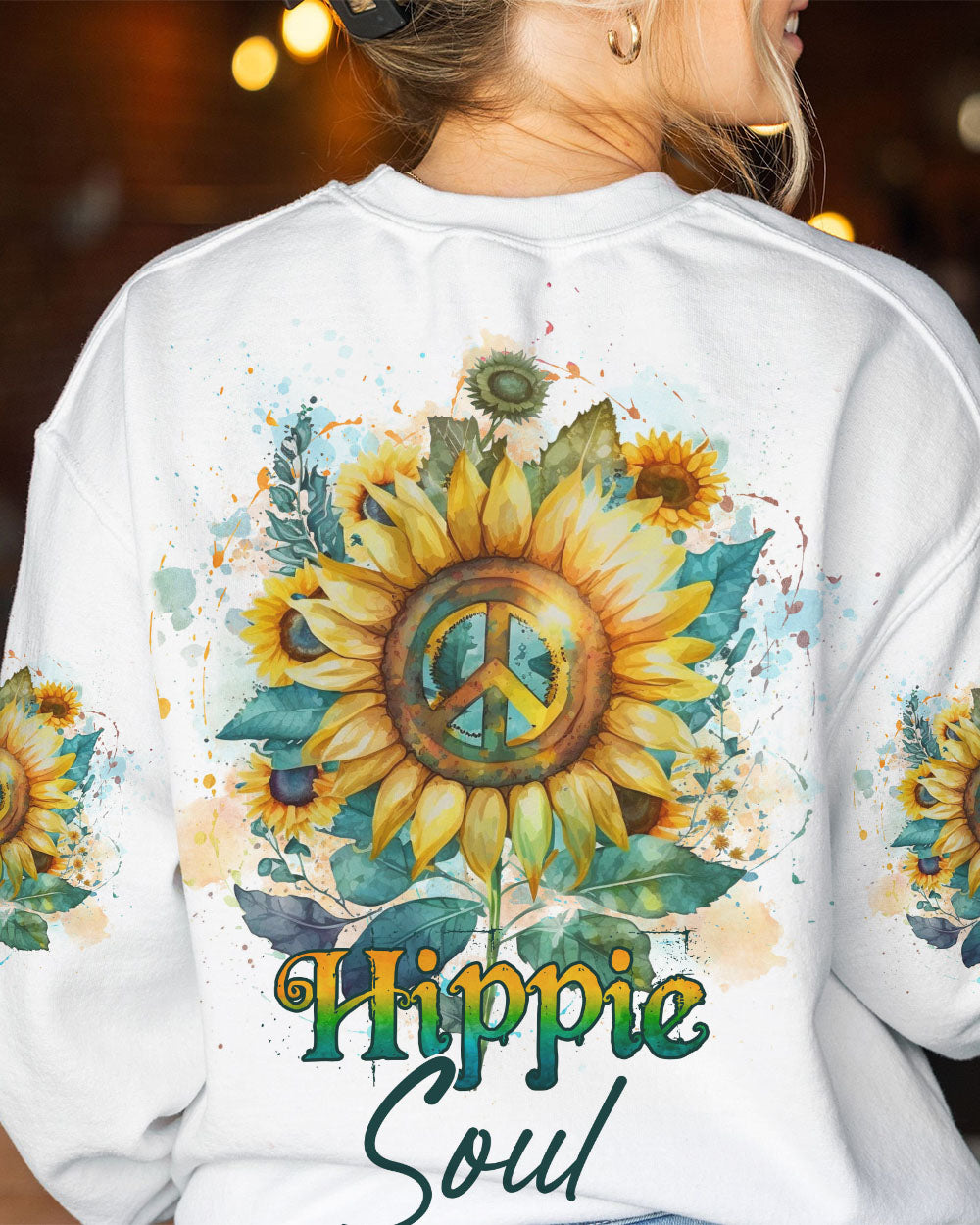 HIPPIE SOUL SUNFLOWER ALL OVER PRINT - YHLN2402232