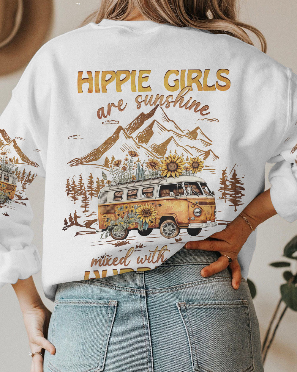 HIPPIE GIRLS ARE SUNSHINE ALL OVER PRINT - YHHG0703232