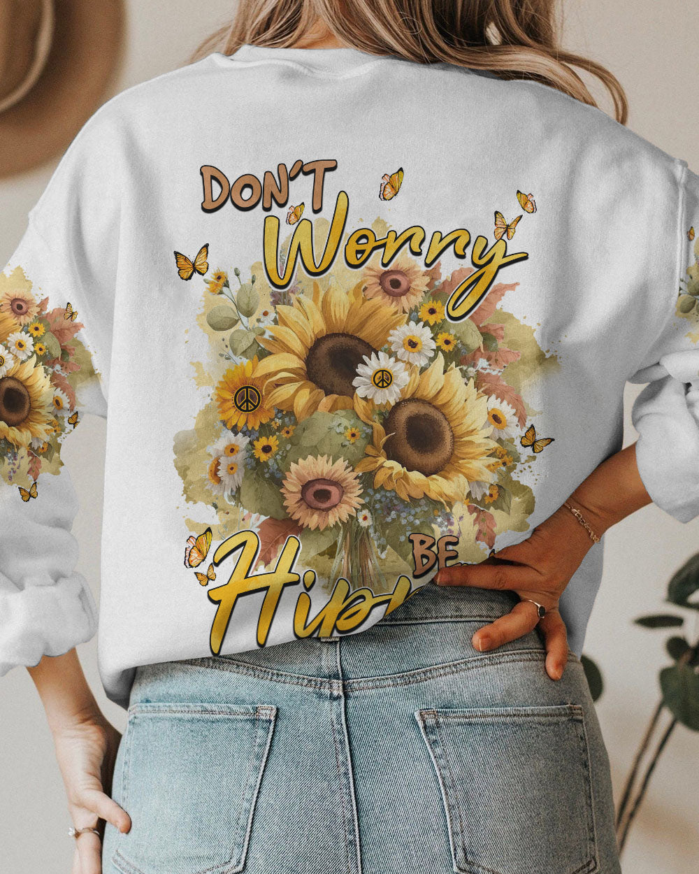 DON'T WORRY BE HIPPIE ALL OVER PRINT - TYTM0303236