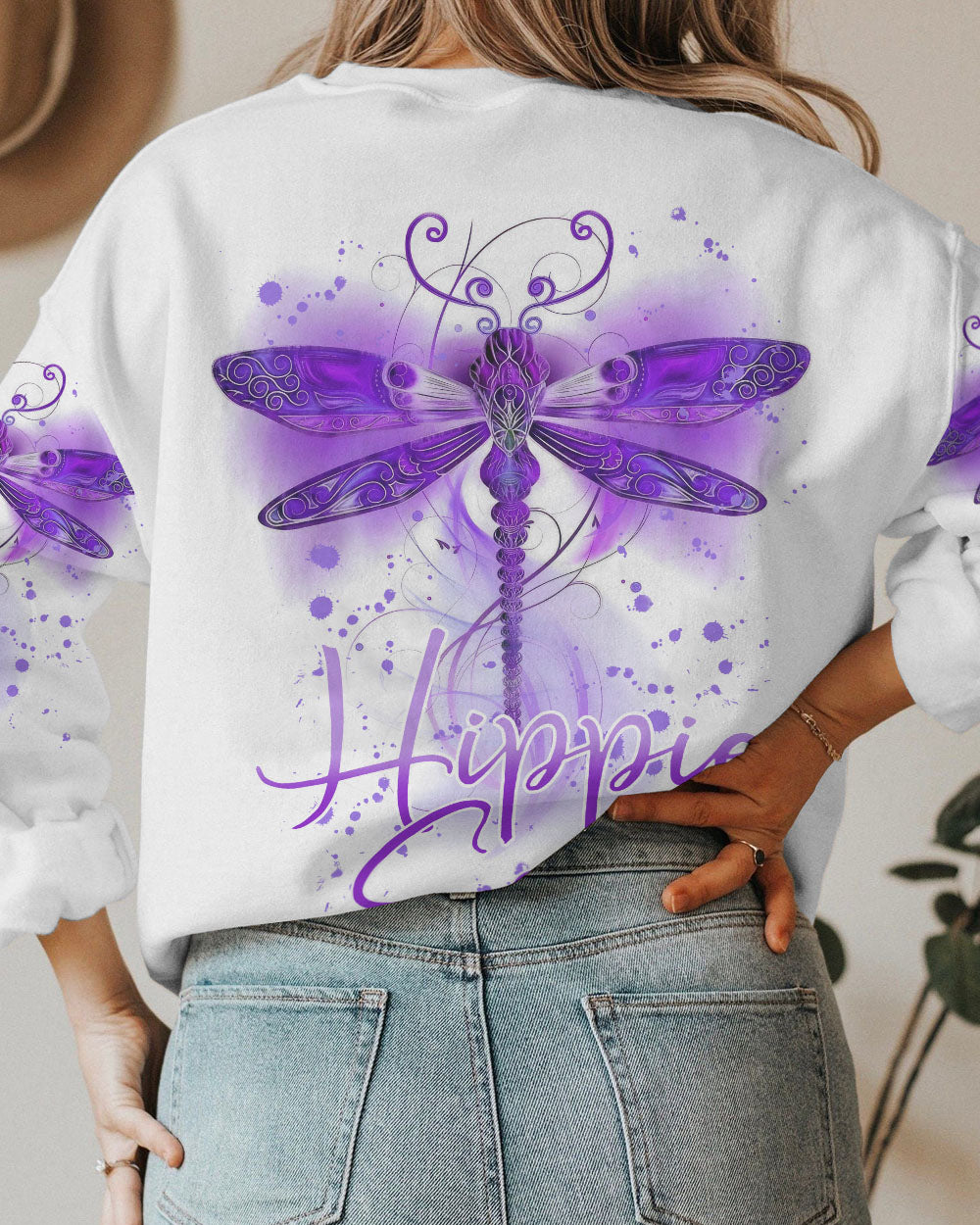 HIPPIE SOUL DRAGONFLY ALL OVER PRINT - TYTM2302235