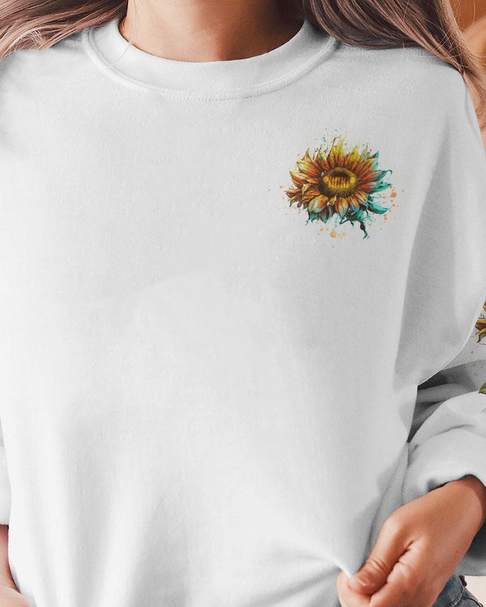 HIPPIE SOUL SUNFLOWER COLORFUL ALL OVER PRINT - TLTW1603232