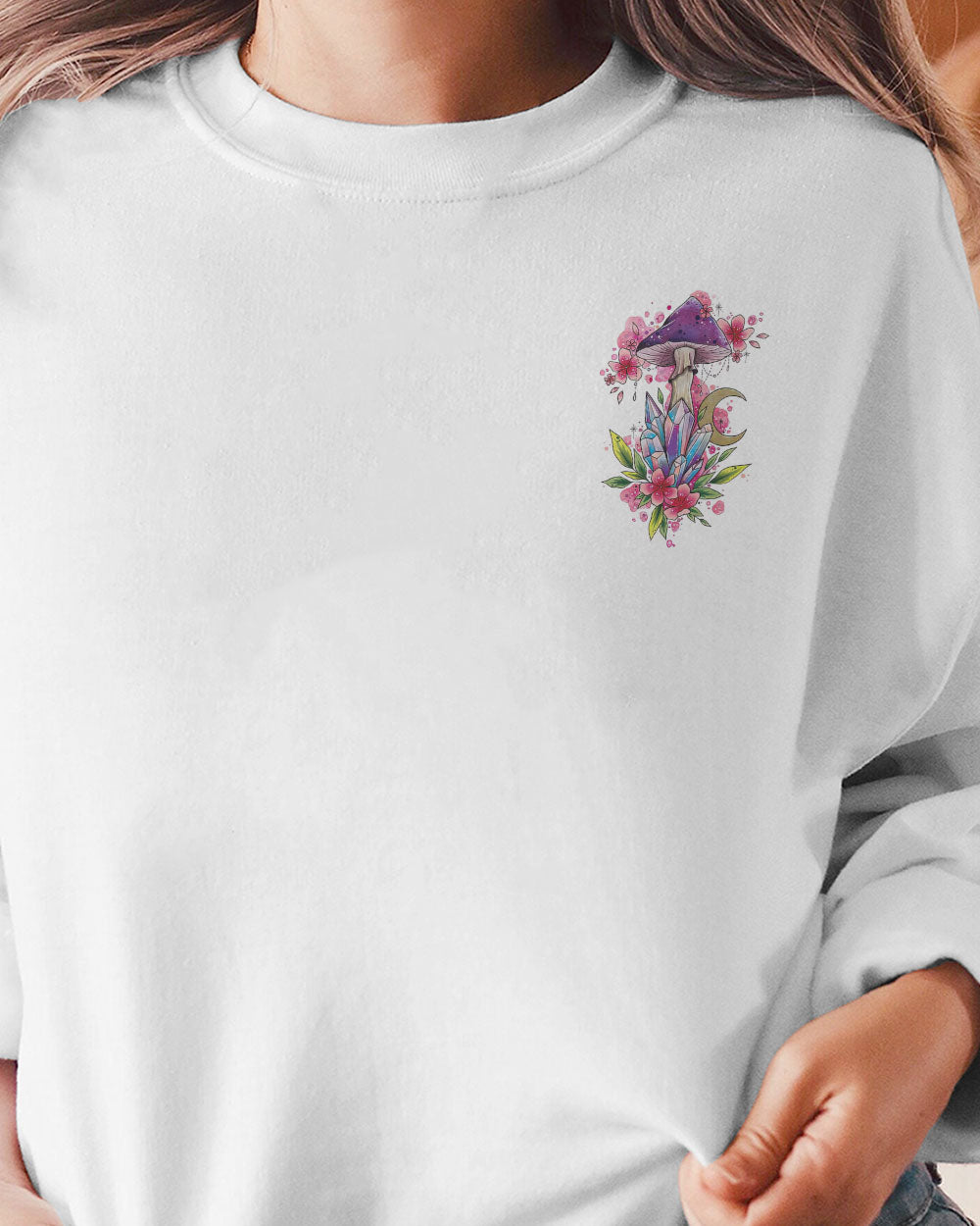 EAT MUSHROOMS SEE THE UNIVERSE ALL OVER PRINT - TLNZ0403231