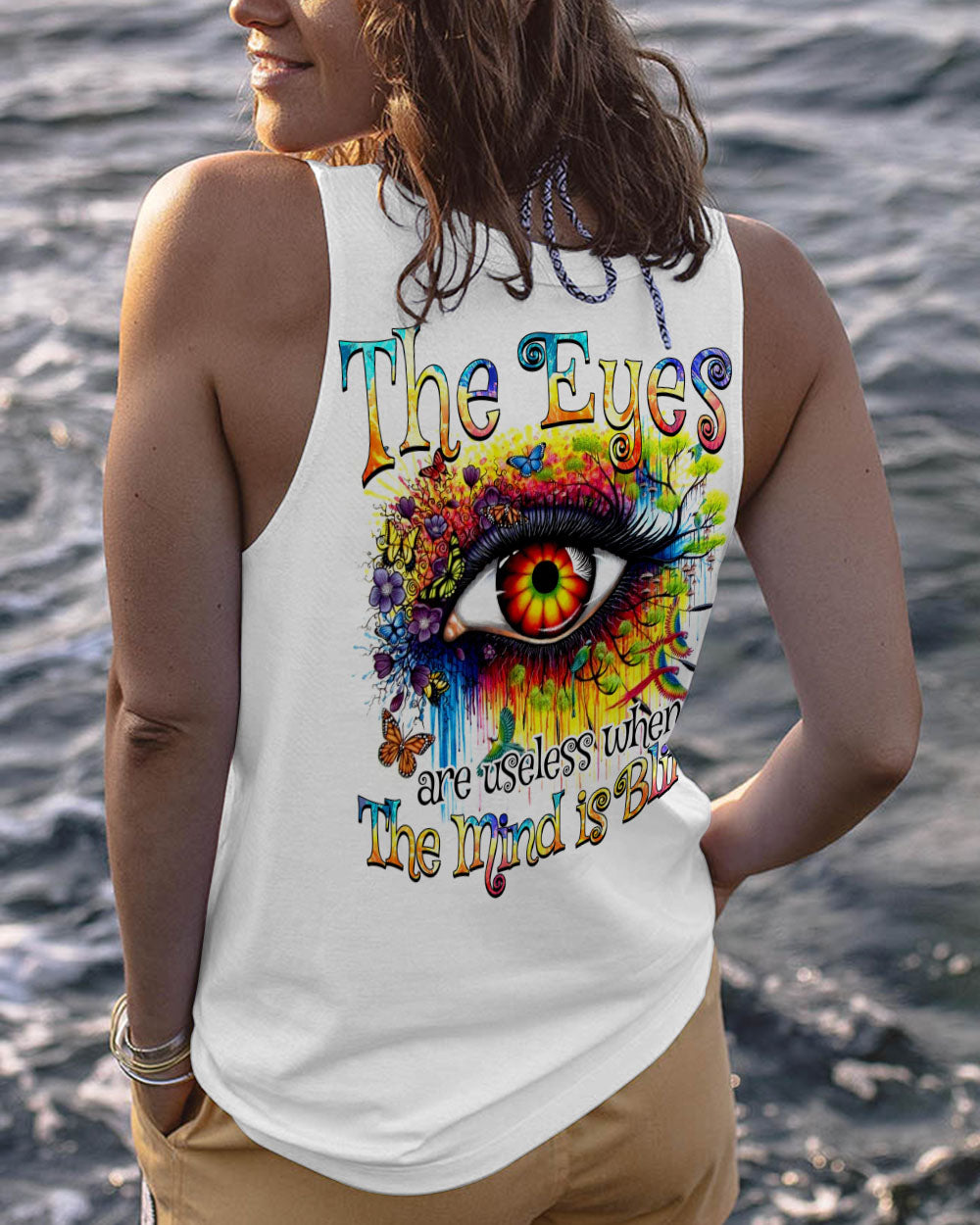 THE EYES ARE USELESS WHEN THE MIND IS BLIND ALL OVER PRINT - TYTM2903231