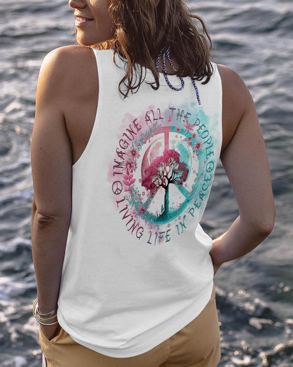 IMAGINE ALL THE PEOPLE LIVE LIFE IN PEACE GALAXY ALL OVER PRINT - YHDU0603231