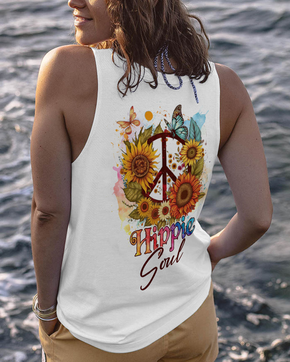 HIPPIE SOUL SUNFLOWER ALL OVER PRINT - YHLN2802232