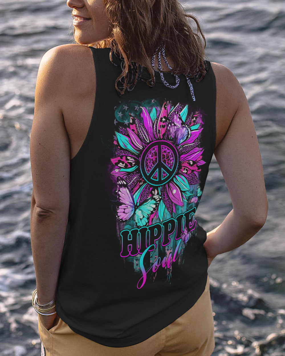 HIPPIE SOUL SUNFLOWER LEOPARD ALL OVER PRINT - YHHG2102231