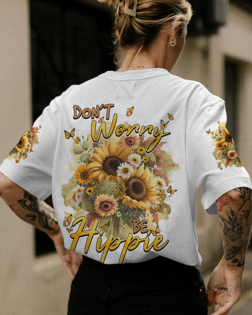 DON'T WORRY BE HIPPIE ALL OVER PRINT - TYTM0303236
