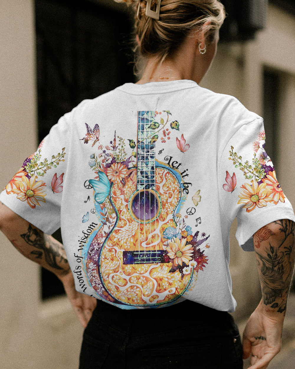 WHISPER WORDS OF WISDOM GUITAR ALL OVER PRINT - TY2202232