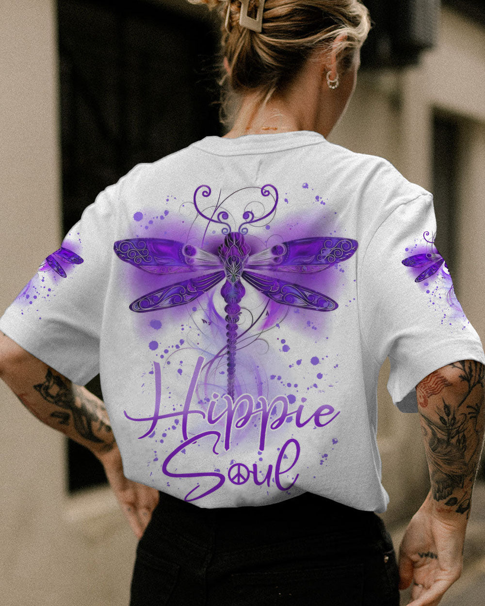 HIPPIE SOUL DRAGONFLY ALL OVER PRINT - TYTM2302235